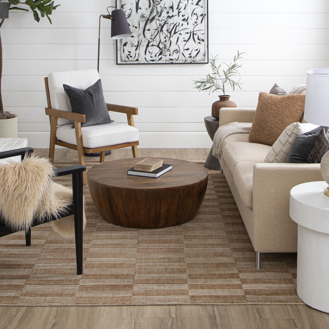 Bobby Berk Broken Stripe Brown 5' x 8' Rug - Thumbnail - Image 2