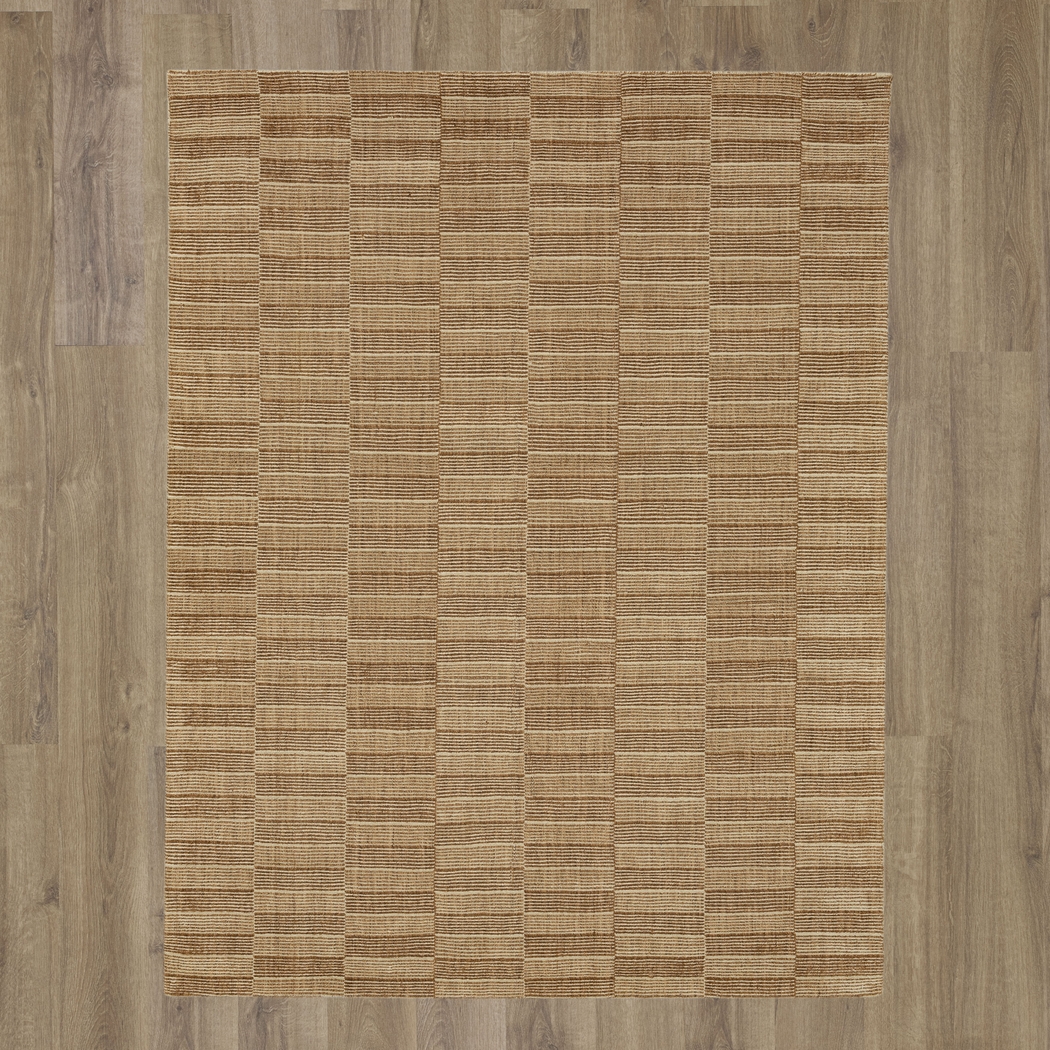 Bobby Berk Broken Stripe Brown 5' x 8' Rug - Thumbnail - Image 4