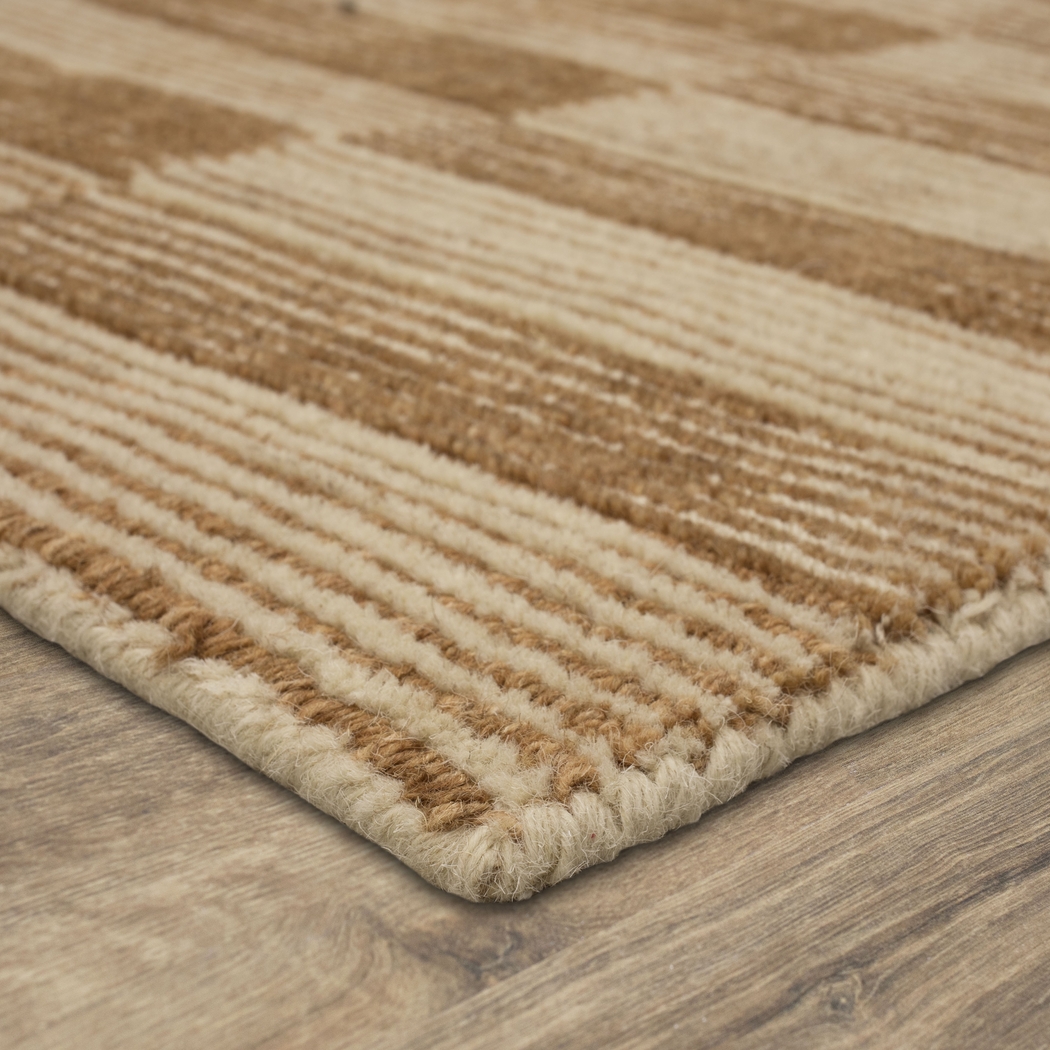 Bobby Berk Broken Stripe Brown 5' x 8' Rug - Thumbnail - Image 5