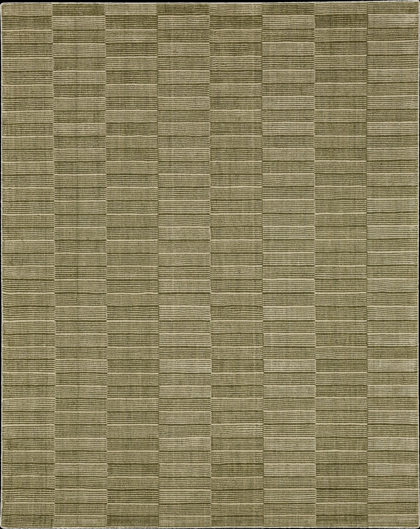 Bobby Berk Broken Stripe Green 8' x 10' Rug - Thumbnail - Image 1