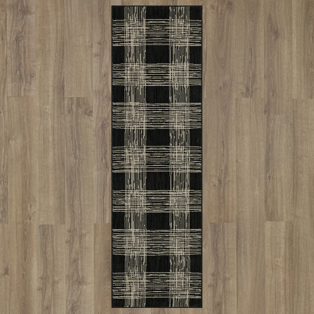 Bobby Berk Fontana Lane Black 2'4 x 7'10 Runner Rug - Thumbnail - Image 3