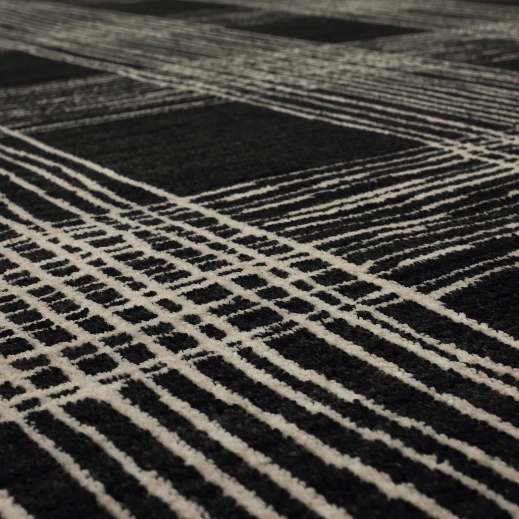 Bobby Berk Fontana Lane Black 2'4 x 7'10 Runner Rug - Thumbnail - Image 6