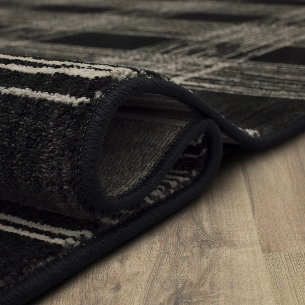 Bobby Berk Fontana Lane Black 2'4 x 7'10 Runner Rug - Thumbnail - Image 8