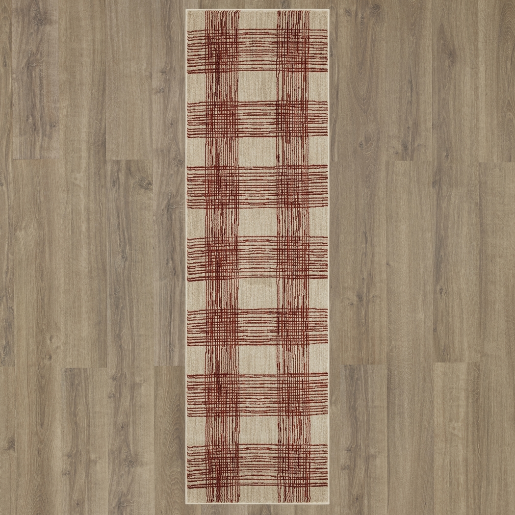 Bobby Berk Fontana Lane Orange 2'4 x 7'10 Runner Rug - Thumbnail - Image 3
