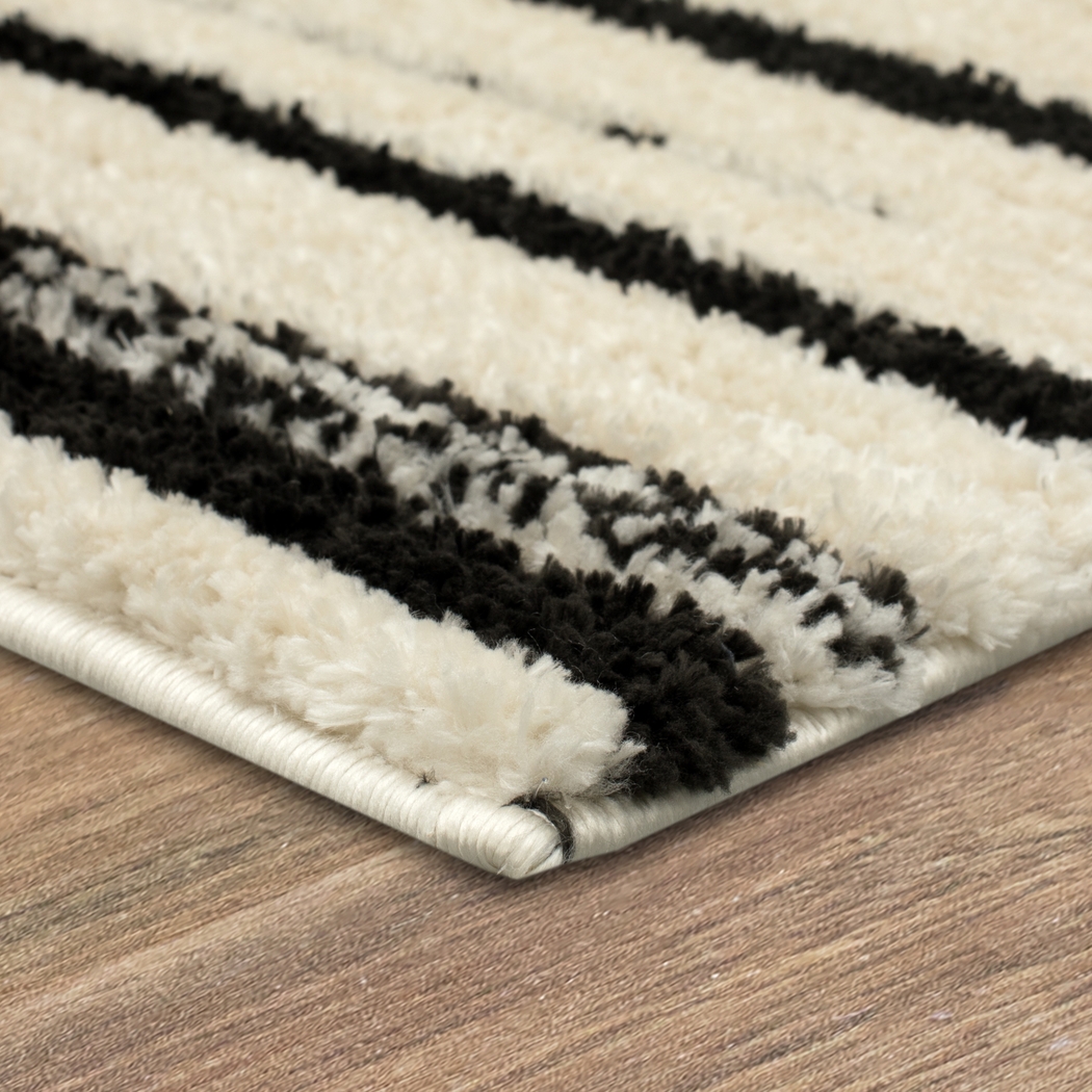 Bobby Berk Four Corners Black 5' x 8' Rug - Thumbnail - Image 8
