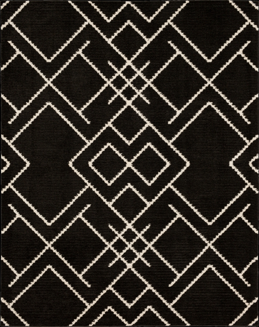 Bobby Berk Intersection Black 8' x 10' Rug - Thumbnail - Image 1