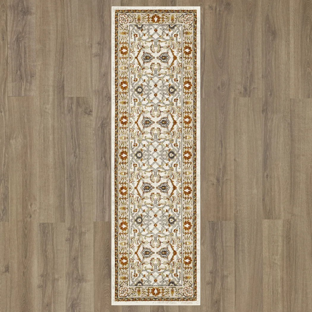 Bobby Berk Khamal Ivory 2'4 x 7'10 Runner Rug - Thumbnail - Image 2