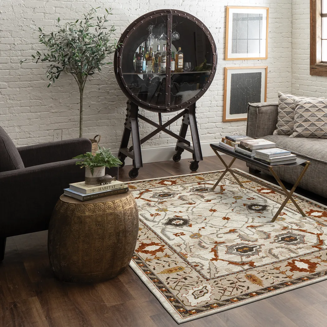 Bobby Berk Khamal Ivory 5'3 x 7'10 Rug - Thumbnail - Image 2