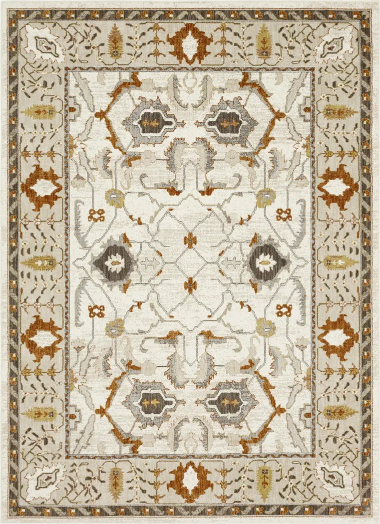 Bobby Berk Khamal Ivory 5'3 x 7'10 Rug - Thumbnail - Image 1