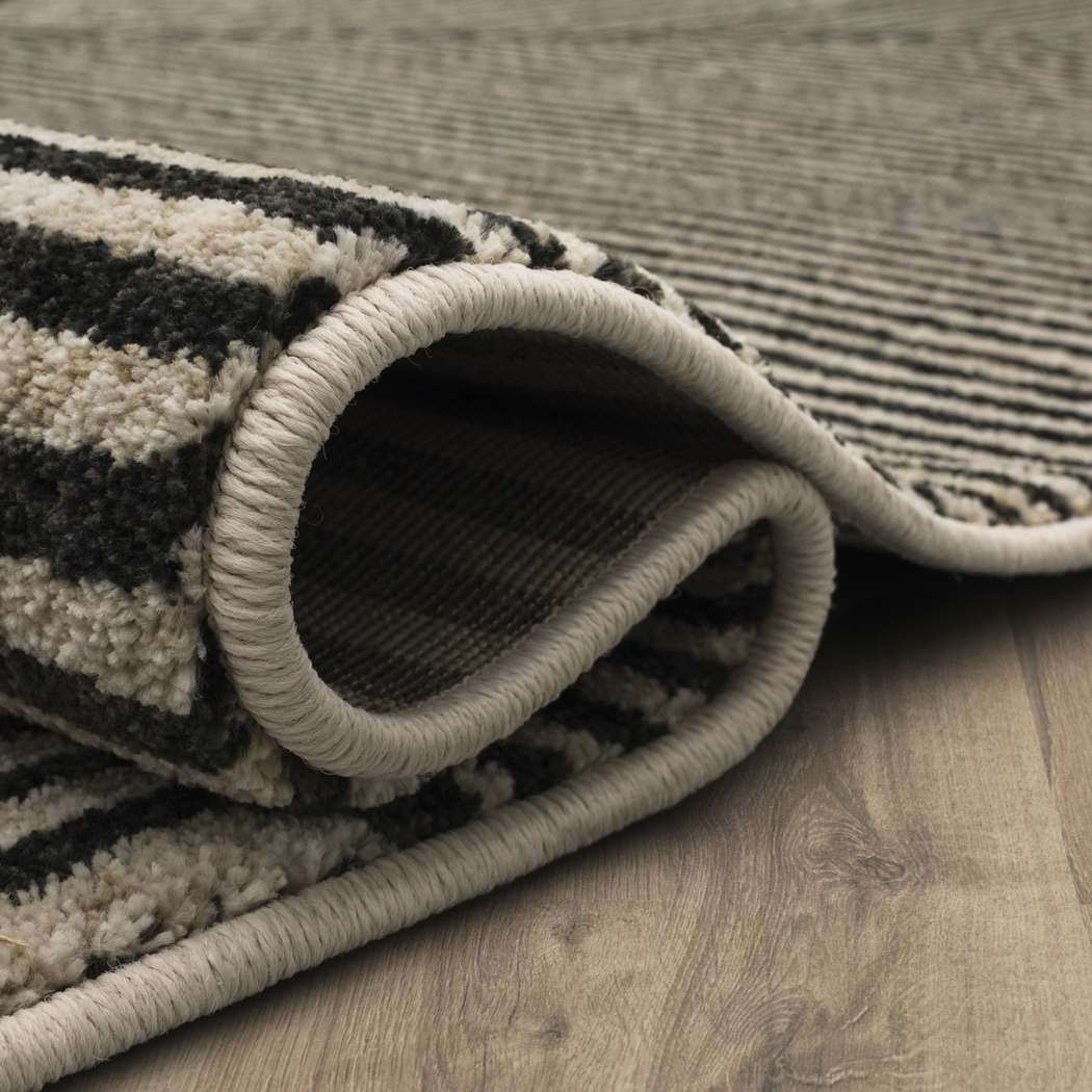 Bobby Berk Linea Black 5'3 x 7'10 Rug - Thumbnail - Image 7