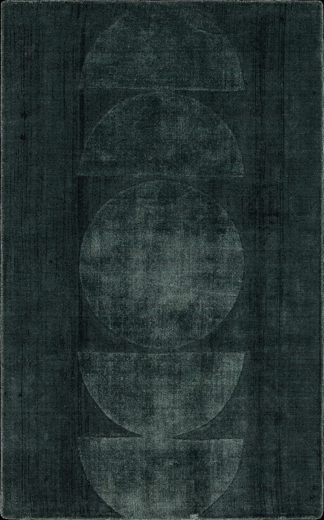 Bobby Berk Luna Sol Black 5' x 8' Rug - Thumbnail - Image 1