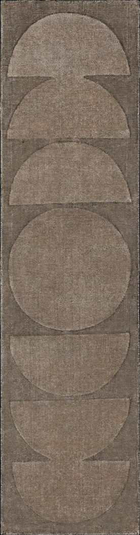 Bobby Berk Luna Sol Brown 2' x 8' Runner Rug - Thumbnail - Image 1