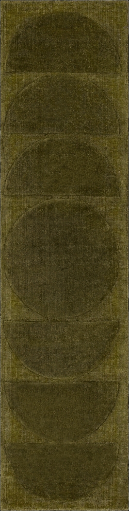 Bobby Berk Luna Sol Green 2' x 8' Runner Rug - Thumbnail - Image 1