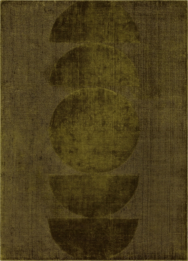 Bobby Berk Luna Sol Green 4' x 6' Rug - Thumbnail - Image 1