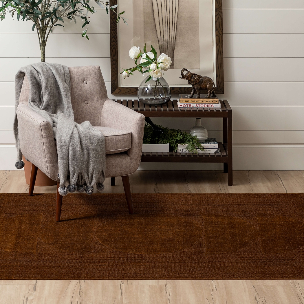 Bobby Berk Luna Sol Red 4' x 6' Rug - Thumbnail - Image 2