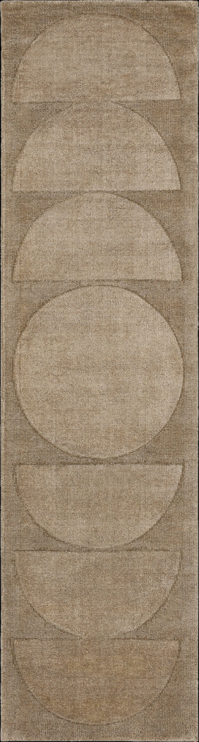 Bobby Berk Luna Sol Tan 2' x 8' Runner Rug - Thumbnail - Image 1
