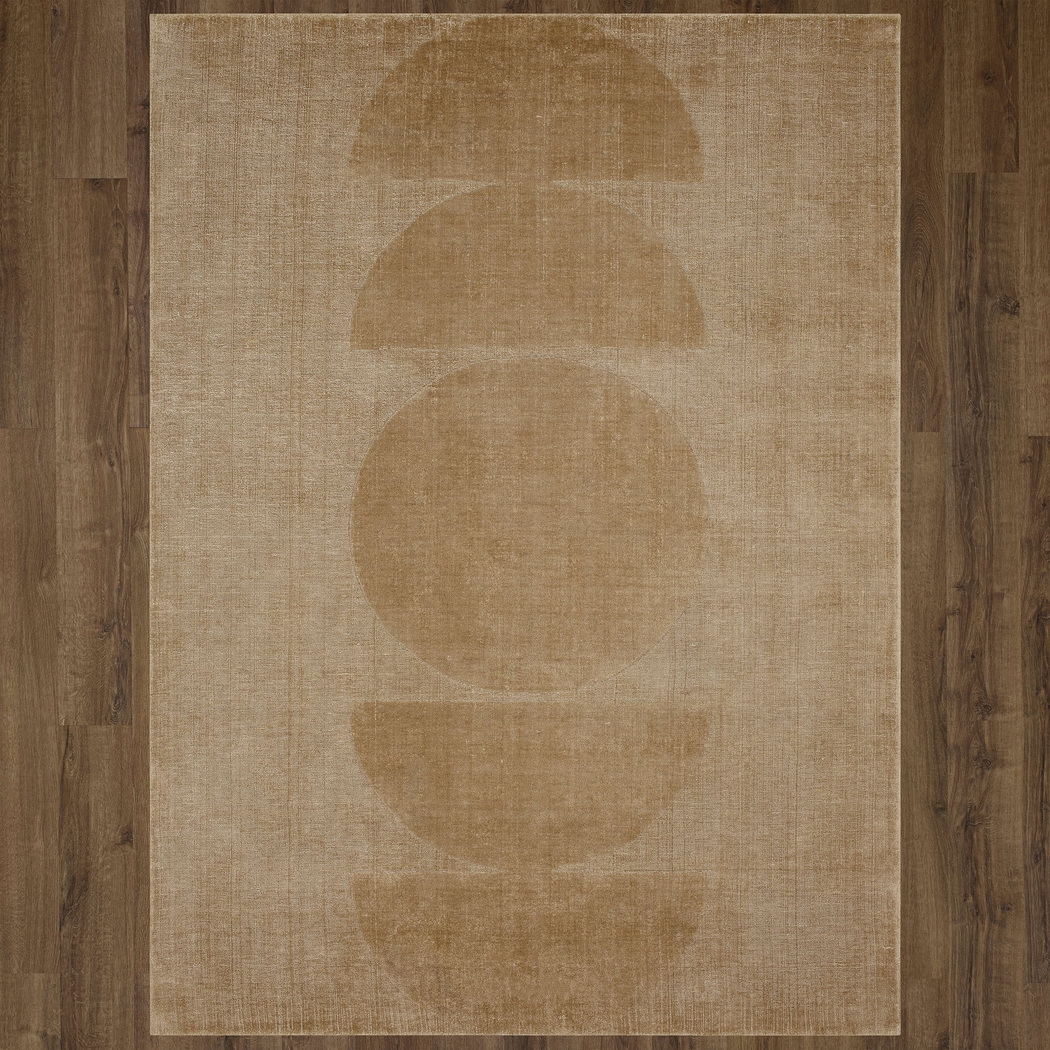 Bobby Berk Luna Sol Tan 4' x 6' Rug - Thumbnail - Image 2