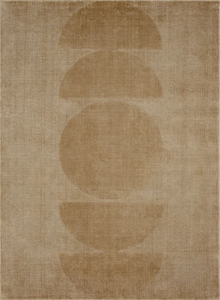 Bobby Berk Luna Sol Tan 5' x 8' Rug - Thumbnail - Image 1