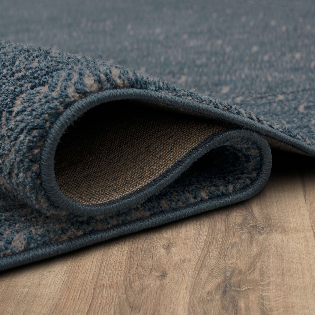 Bobby Berk Minuetto Blue 2'4 x 7'10 Runner Rug - Thumbnail - Image 7