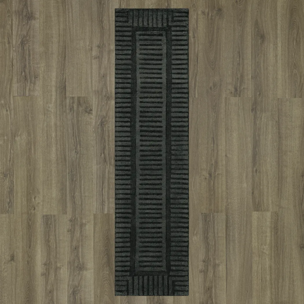 Bobby Berk Terra Firma Blue 2' x 8' Runner Rug - Thumbnail - Image 3