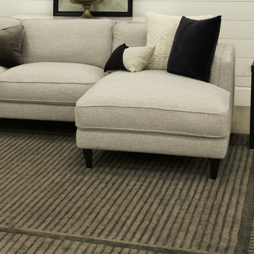 Bobby Berk Terra Firma Brown 4' x 6' Rug - Thumbnail - Image 3