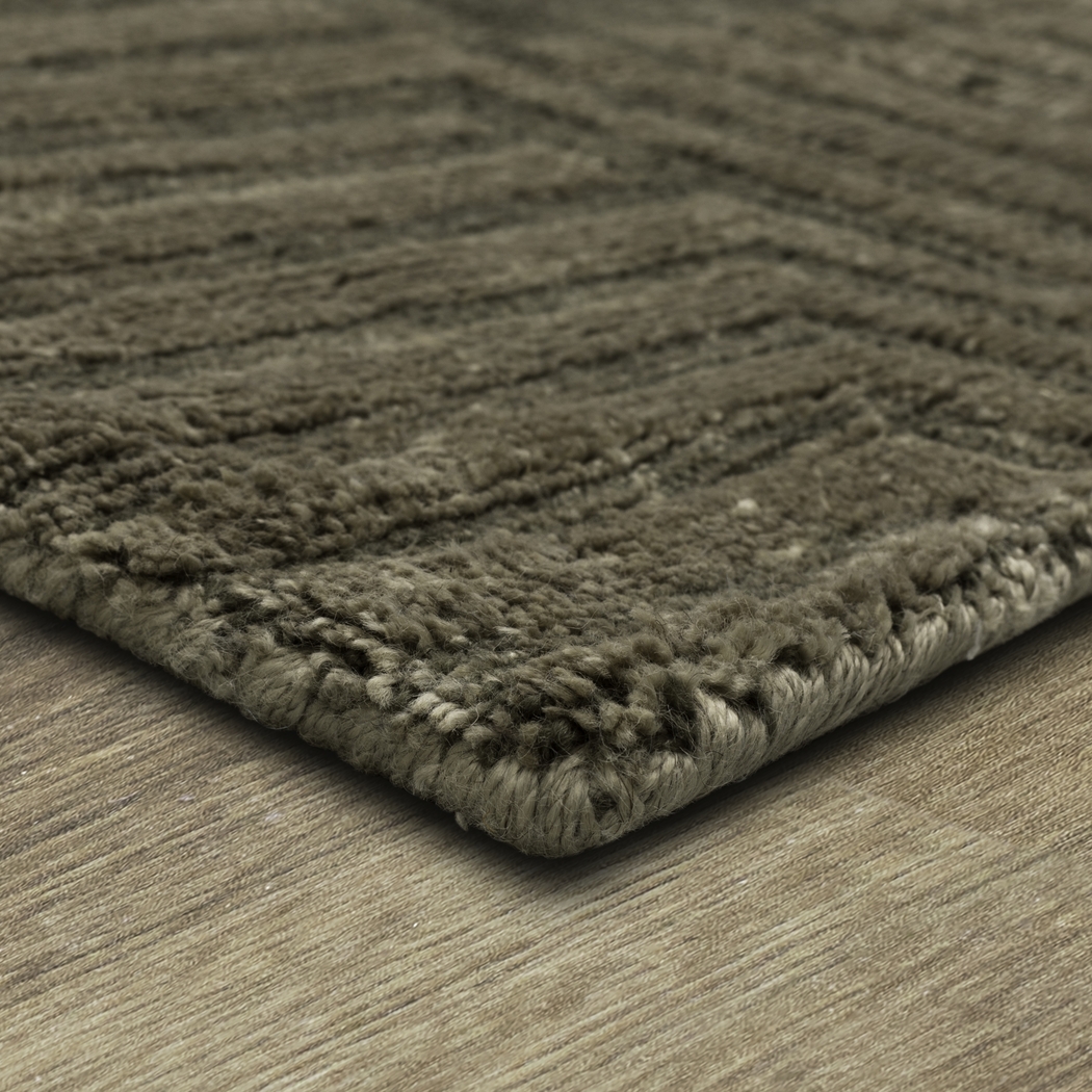 Bobby Berk Terra Firma Brown 4' x 6' Rug - Thumbnail - Image 4