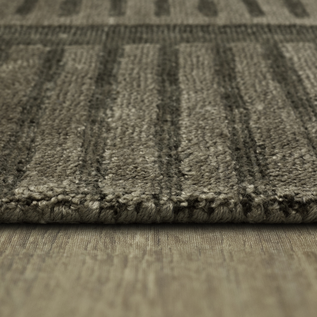 Bobby Berk Terra Firma Brown 4' x 6' Rug - Thumbnail - Image 7