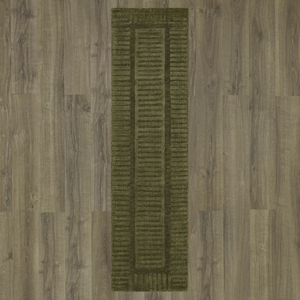 Bobby Berk Terra Firma Green 2' x 8' Runner Rug - Thumbnail - Image 3
