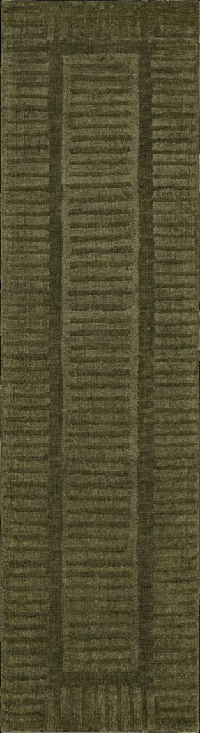 Bobby Berk Terra Firma Green 2' x 8' Runner Rug - Thumbnail - Image 1