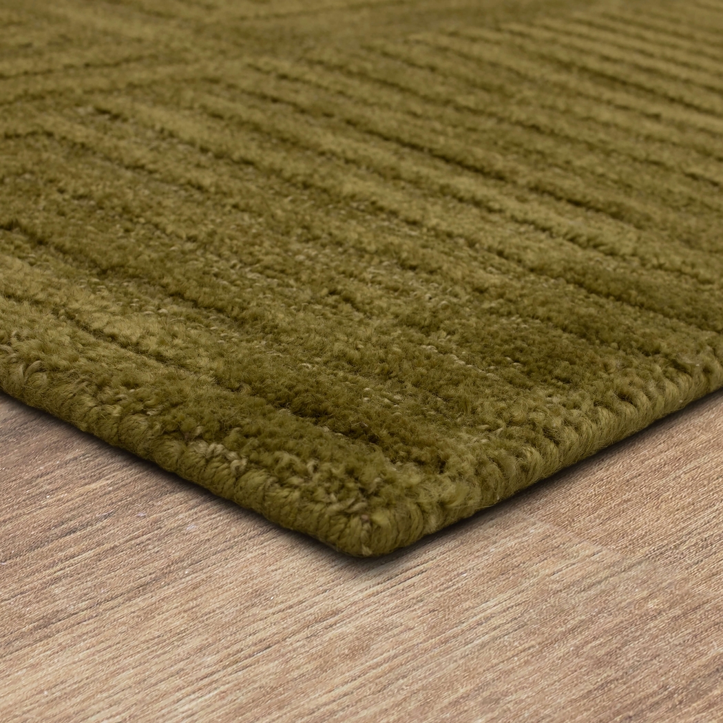 Bobby Berk Terra Firma Green 4' x 6' Rug - Thumbnail - Image 4