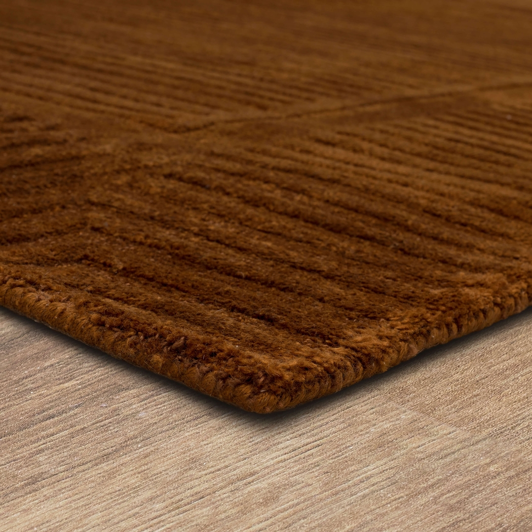 Bobby Berk Terra Firma Rust 4' x 6' Rug - Thumbnail - Image 4