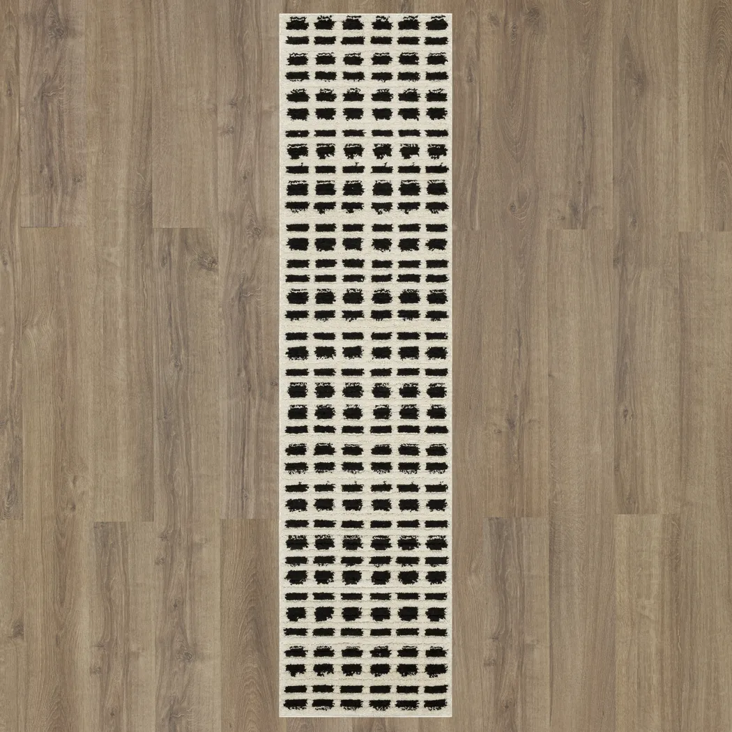 Bobby Berk Traverse Black 2' x 8' Runner Rug - Thumbnail - Image 3