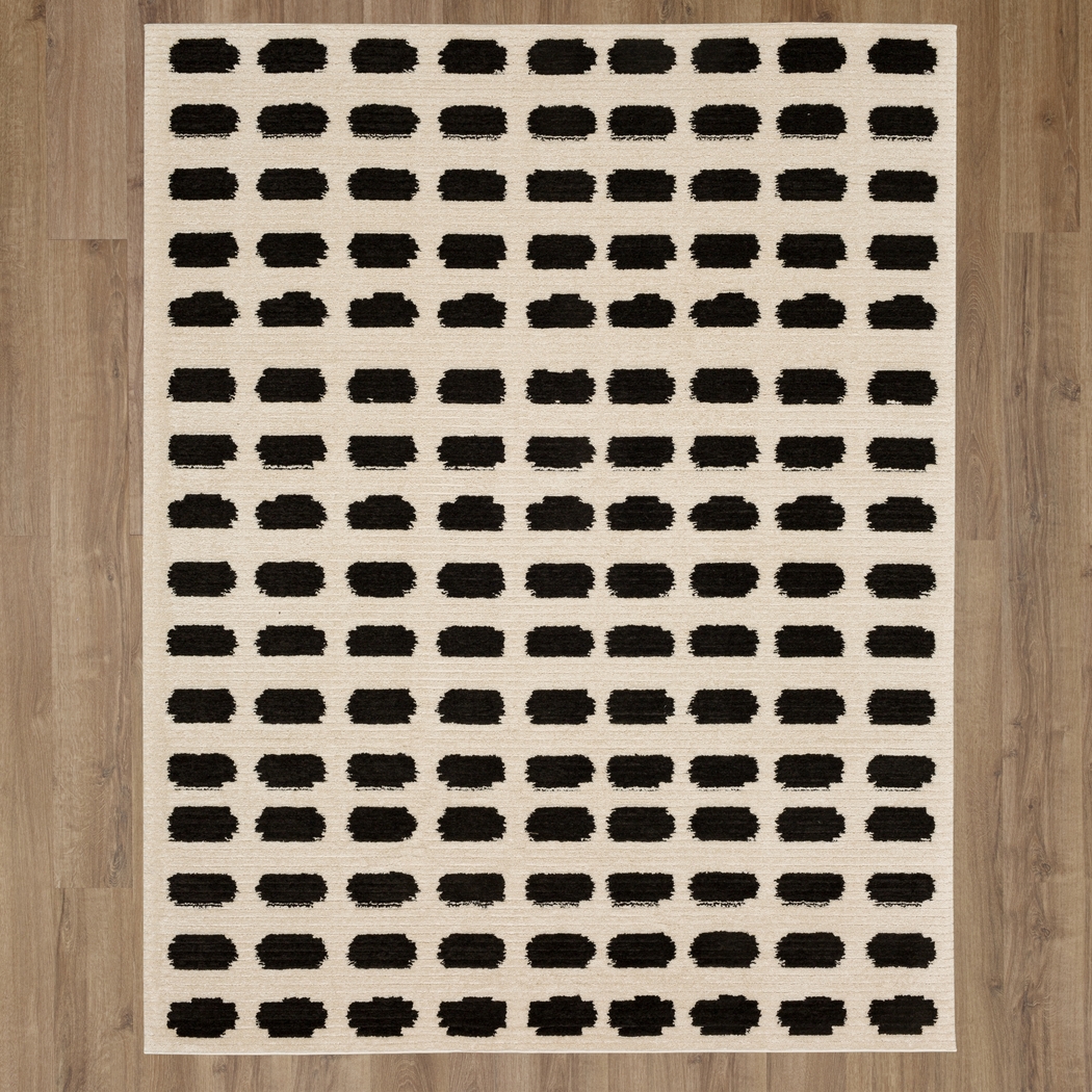 Bobby Berk Traverse Black 5' x 8' Rug - Thumbnail - Image 4