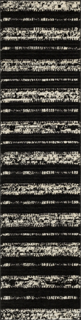 Bobby Berk Traverse Lanes Black 2' x 8' Runner Rug - Thumbnail - Image 1