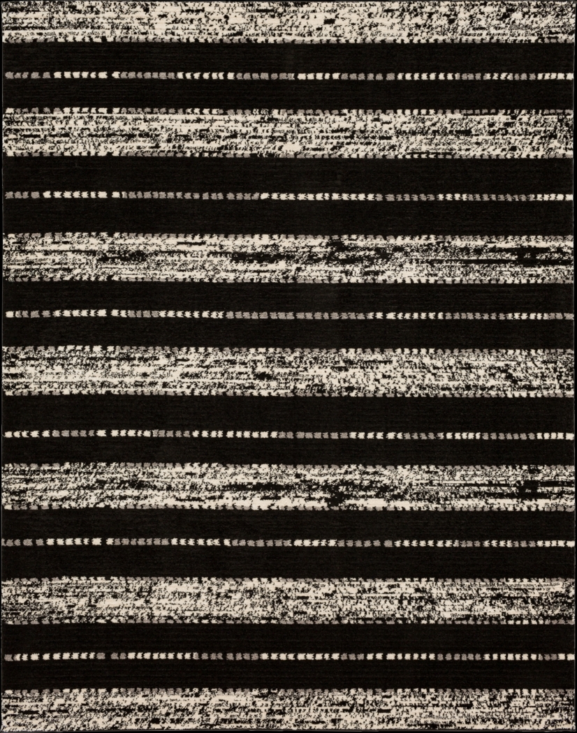 Bobby Berk Traverse Lanes Black 8' x 10' Rug - Thumbnail - Image 1