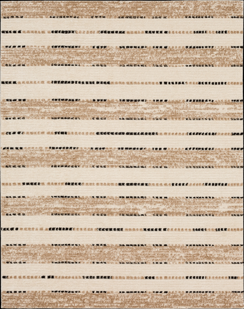 Bobby Berk Traverse Lanes Tan 5' x 8' Rug - Thumbnail - Image 1