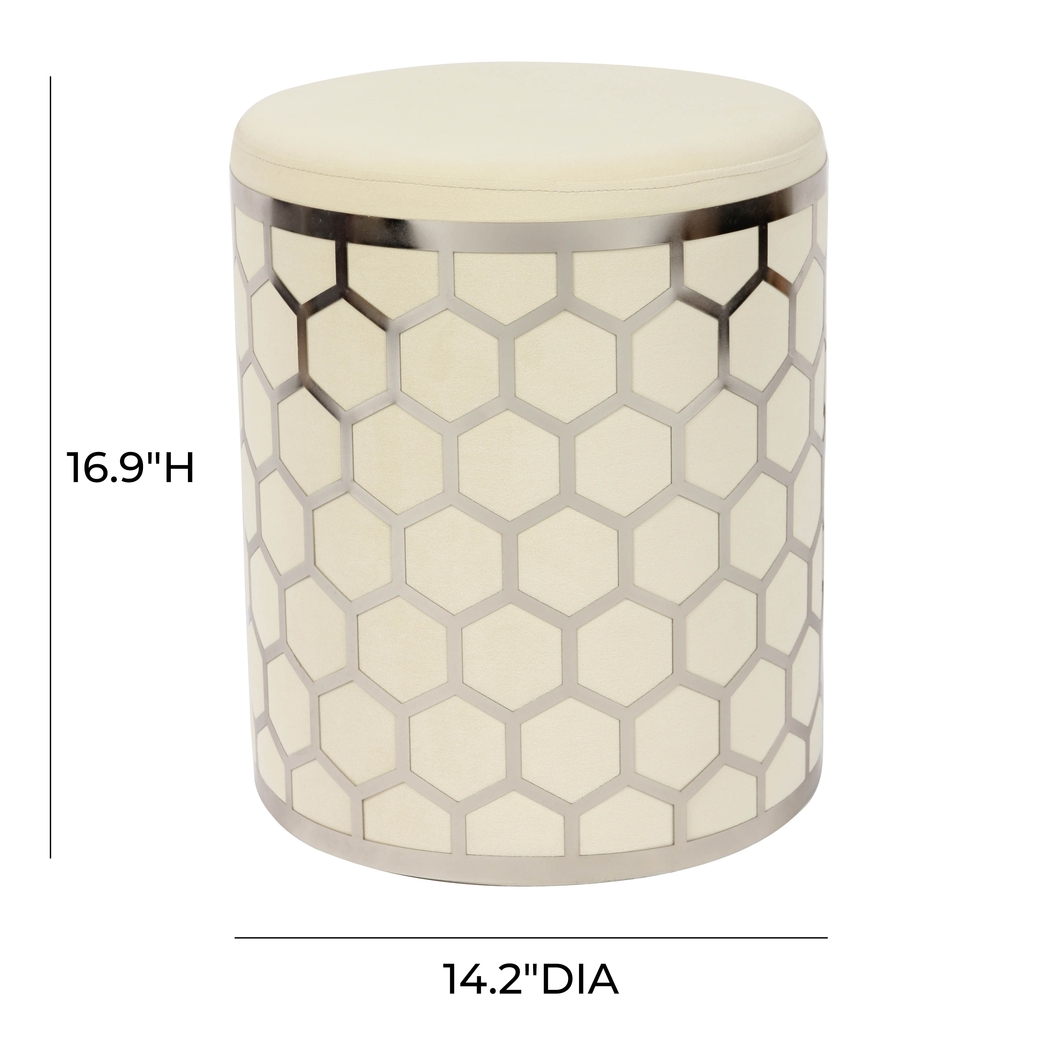 Bobini Cream Ottoman - Thumbnail - Image 6