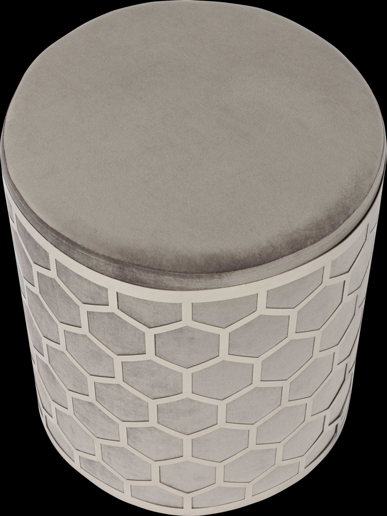 Bobini Gray Ottoman - Thumbnail - Image 3