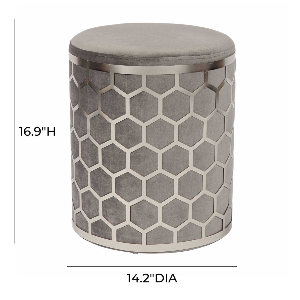 Bobini Gray Ottoman - Thumbnail - Image 6