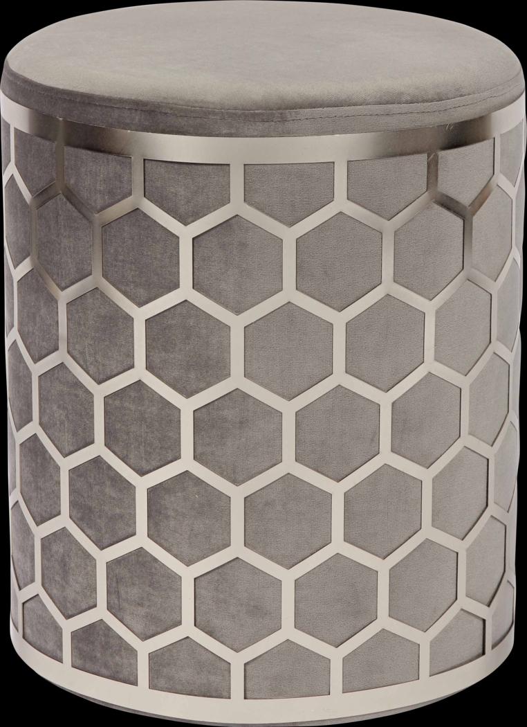 Bobini Gray Ottoman - Thumbnail - Image 1