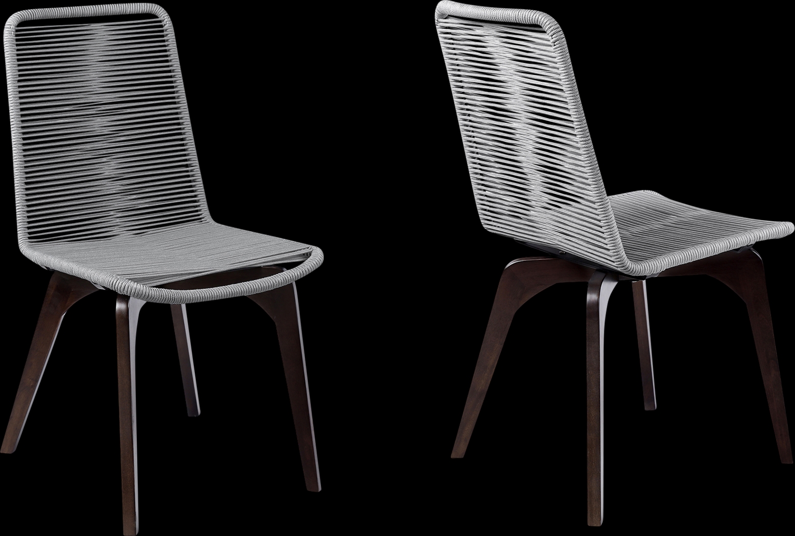 Outdoor Bobolink Silver Side Chair, Set of 2 - Thumbnail - Image 1