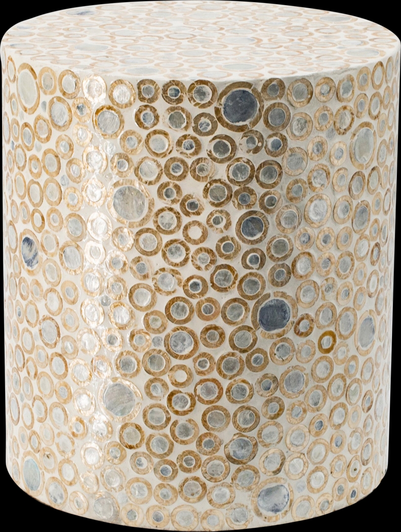 Bobrich Beige Accent Stool - Thumbnail - Image 1