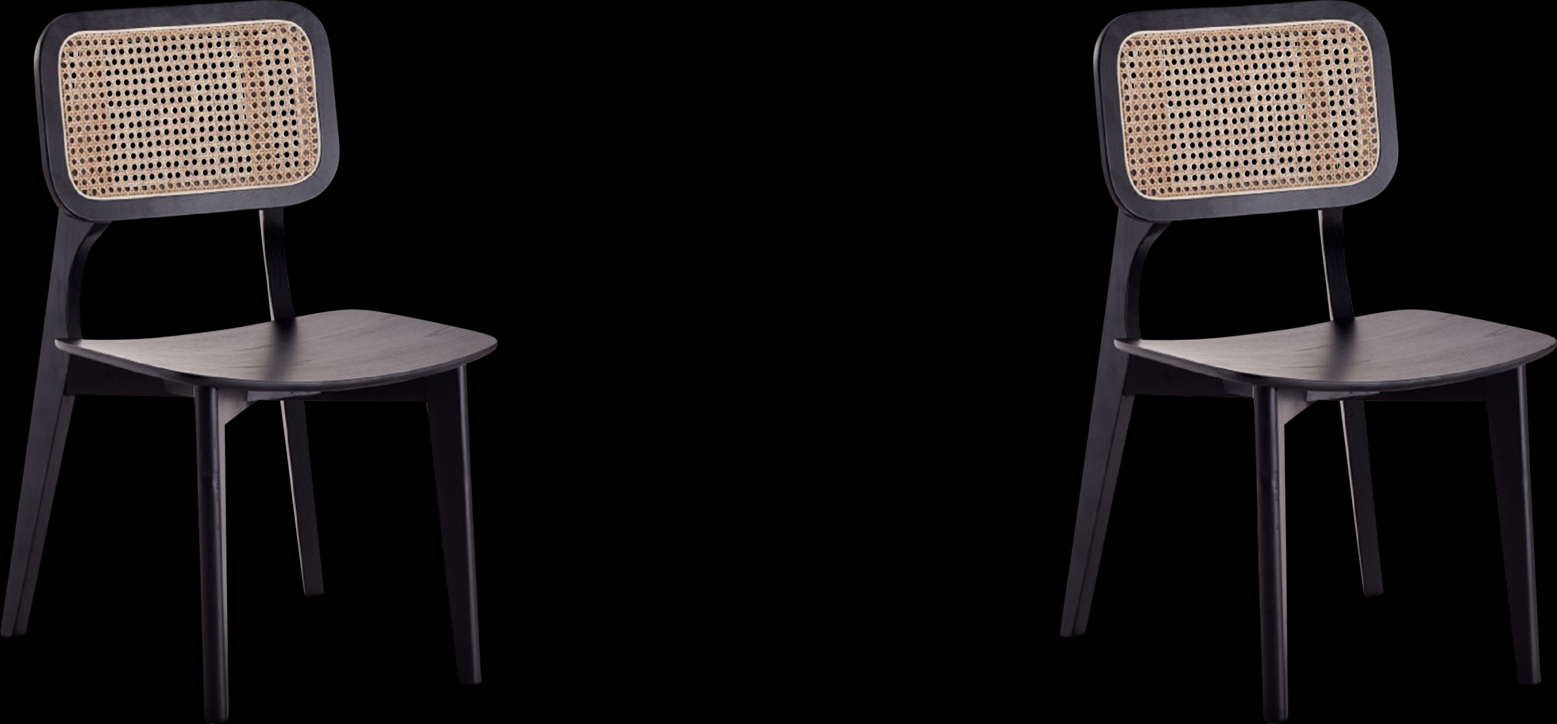 Bodenhamer Black Side Chair, Set of 2 - Thumbnail - Image 1