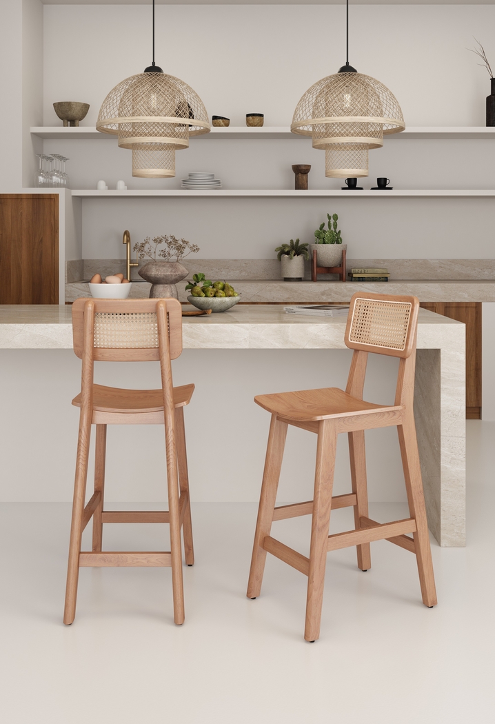 Bodenhamer Brown Counter Height Stool - Thumbnail - Image 2