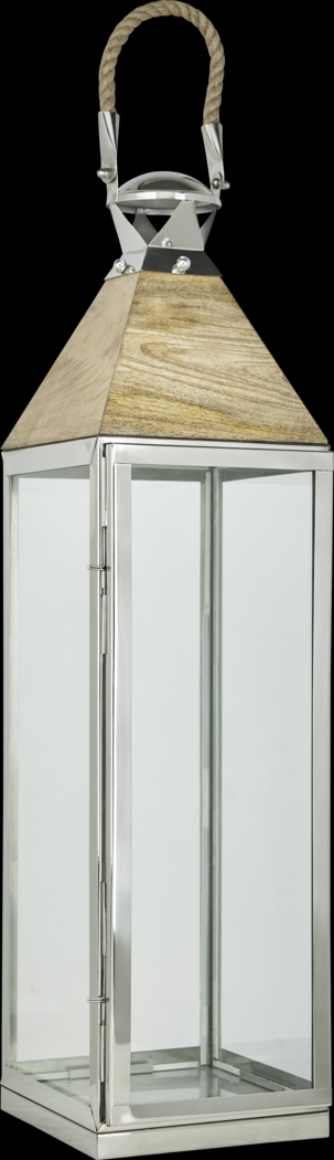 Bodnam Bay Silver Large Indoor/Outdoor Lantern - Thumbnail - Image 3