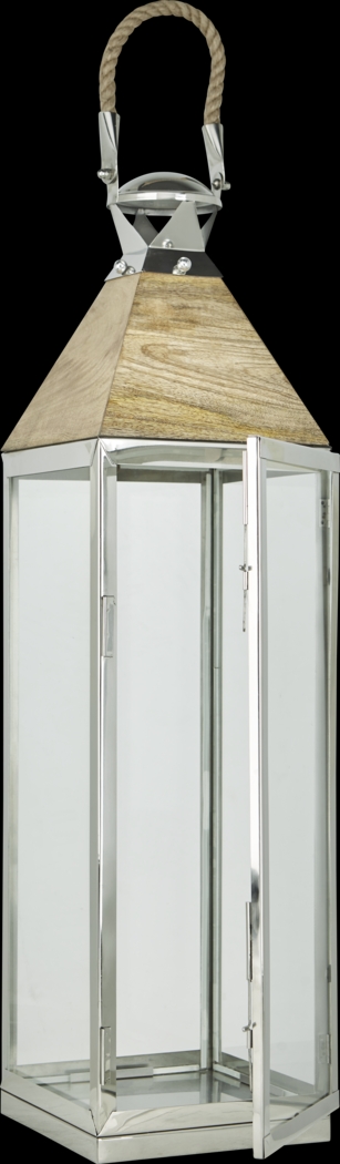 Bodnam Bay Silver Large Indoor/Outdoor Lantern - Thumbnail - Image 4