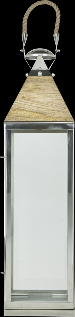 Bodnam Bay Silver Large Indoor/Outdoor Lantern - Thumbnail - Image 1