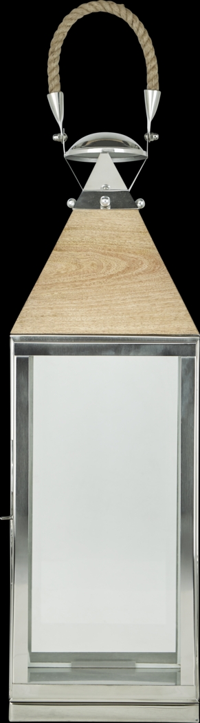 Bodnam Bay Silver Medium Indoor/Outdoor Lantern - Thumbnail - Image 1