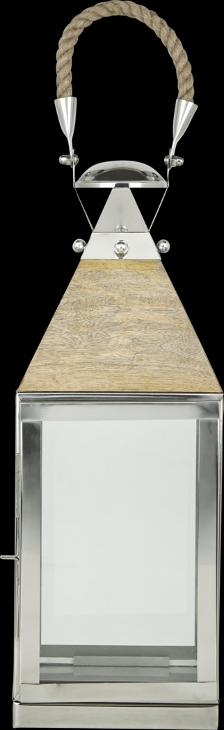 Bodnam Bay Silver Small Indoor/Outdoor Lantern - Thumbnail - Image 1