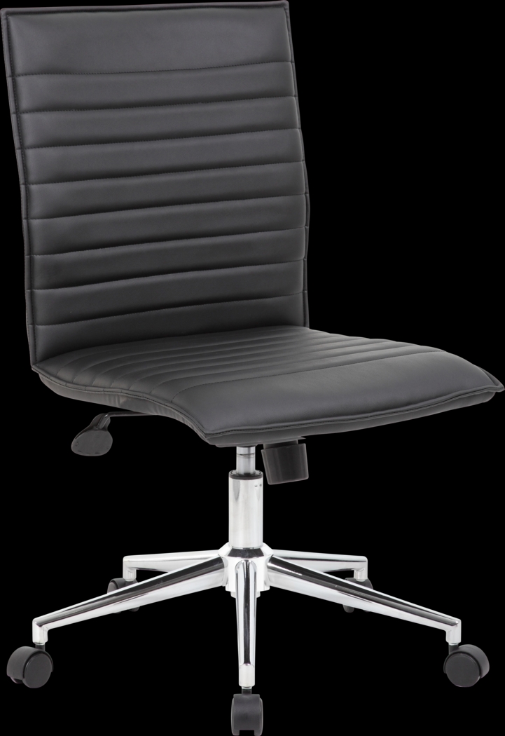 Bodwell Black Office Chair - Thumbnail - Image 1